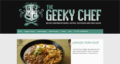 Desktop Screenshot of geekychef.com